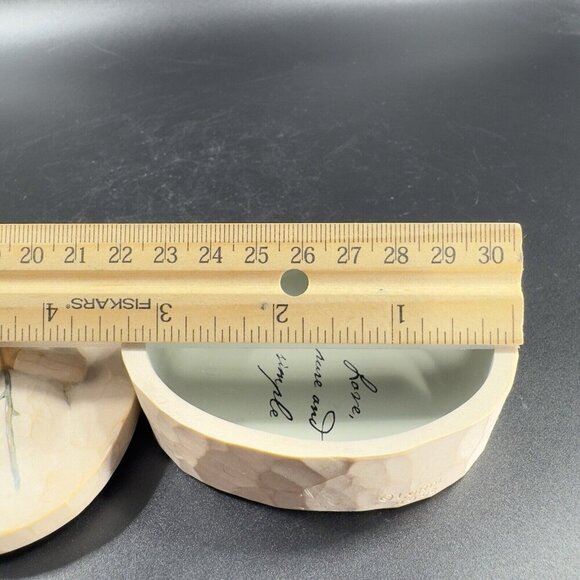 2004 Willow Tree Loving Angel Trinket Dish Jewelry Holder Container Demdaco VTG - Picture 4 of 10